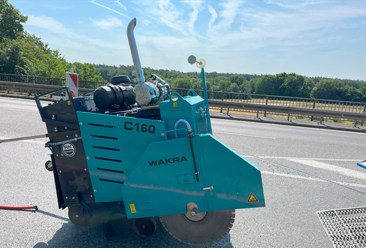 WAKRA C160 - 1000 Meter Trennschnitte auf der BAB46